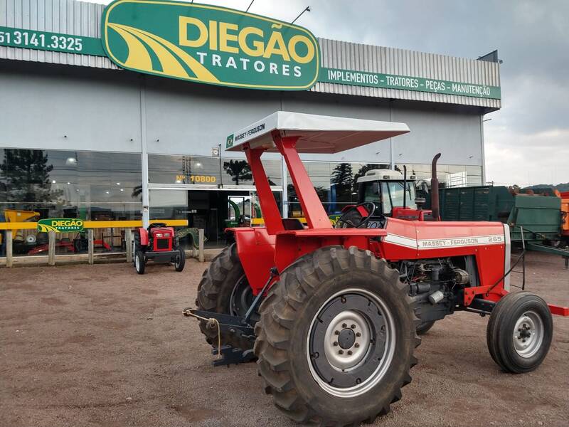 TRATOR MASSEY FERGUSON 265 - ANO 1985 - VENDIDO